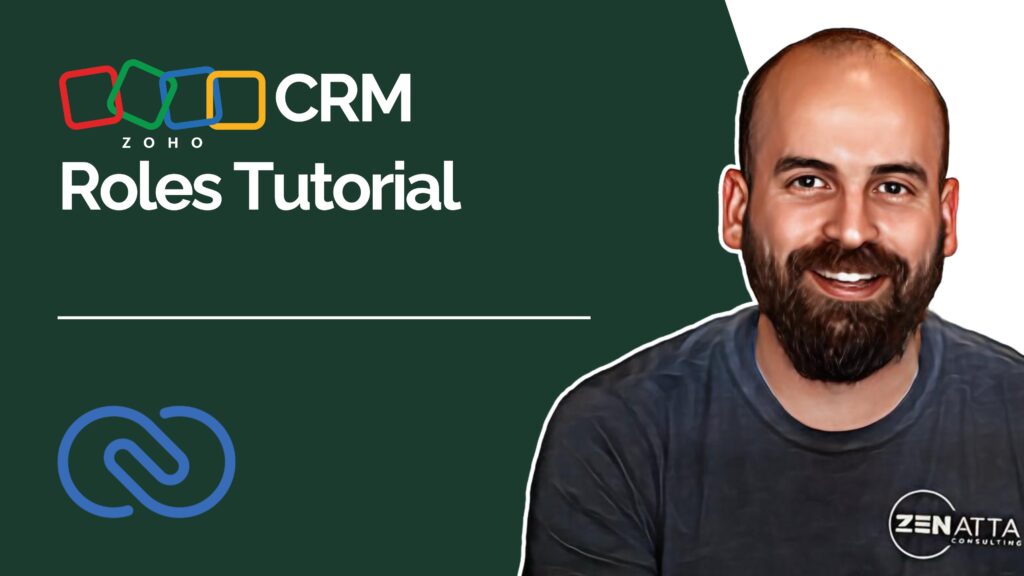 Zoho CRM Roles Tutorial youtube video thumbnail