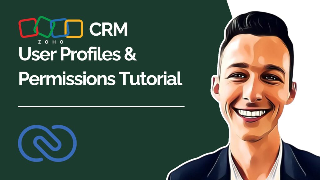 Zoho CRM User Profiles & Permissions Tutorial youtube video thumbnail